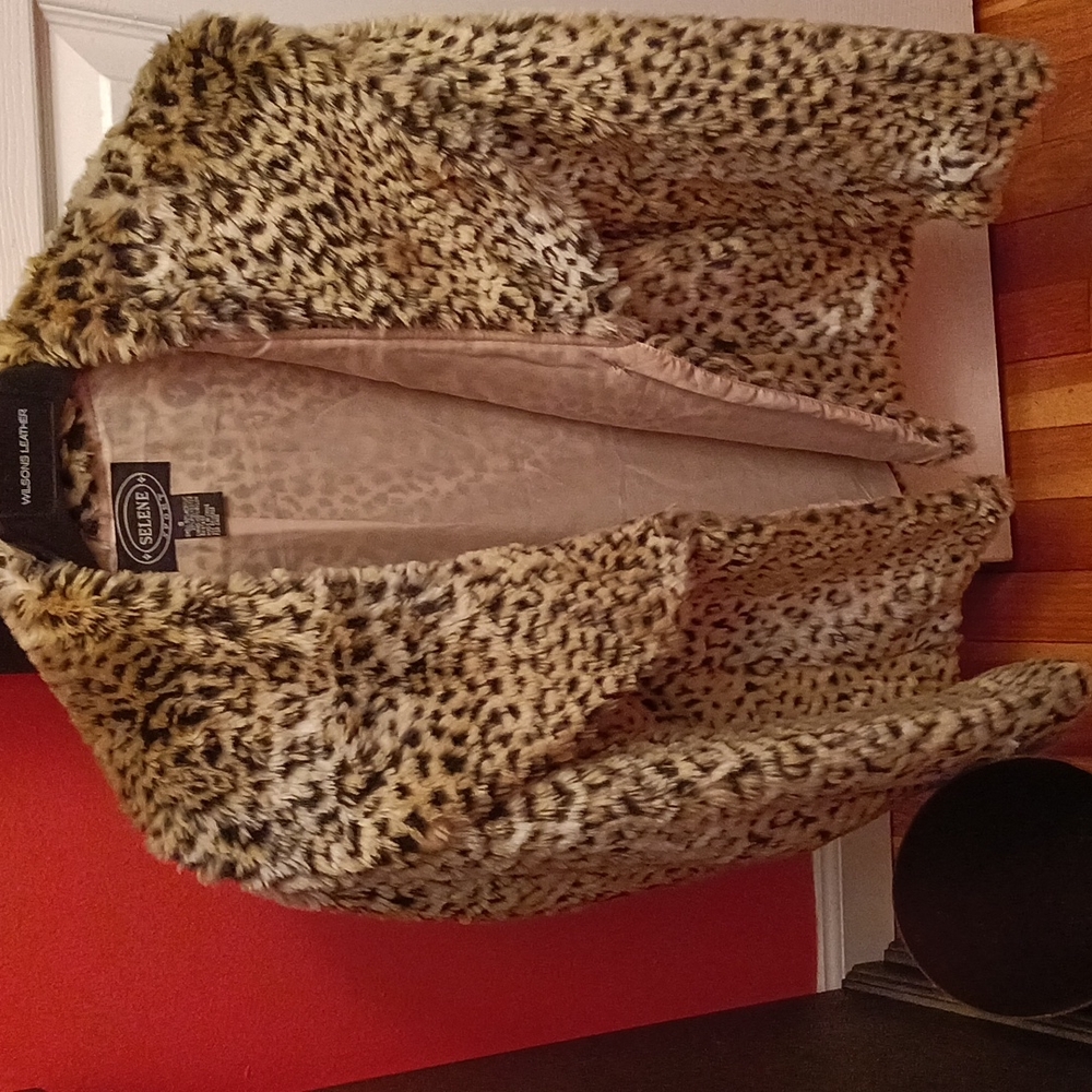 Faux fur jacket